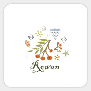 Rowan Sticker